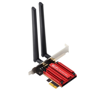 Pcie mạng không dây Card Wifi 6 Tri-Band 6G Máy tính để bàn dual-band Gigabit tốc độ cao Bluetooth 5.3 AX210 - Product Image 1