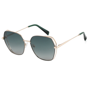 Gafas de Sol Rectangulares de Moda con Montura Completa y Lentes Degradadas, 100% Protección UV, Unisex para Adultos - Product Image 4