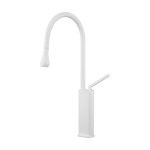 Basin Faucet Single Handle Ceramic Valve Core Pull Out <b>Spray</b> Deck <b>Mounted</b> Hot Cold Water Tap - Product Image 3