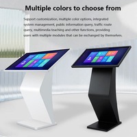 Kiosque tactile sur pied de haute qualité de 18,5 pouces Android/Windows Points tactiles pour restaurant Café Orientation