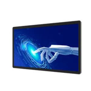 Moniteur industriel à écran tactile Full HD TFT LCD de 43 ", moniteur tactile à cadre ouvert LCD large, moniteur anti-poussière pour les jeux