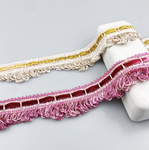 Pequeño Borde de terciopelo 2,5 cm trenzas de costura Shell encaje cuerda de lujo passementeries <span class=keywords><strong>para</strong></span> decoración de <span class=keywords><strong>muebles</strong></span> - Product Image 5