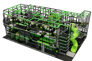 Solution clé en main pour usine : Château d'aventure, Parcours d'obstacles, Mur d'escalade Ninja Warrior, Tunnel en filet, Parc d'aventure, Aire de jeux intérieure - Product Image 3