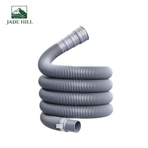 Tuyau de vidange flexible en plastique ondulé gris universel Jade Hill pour lave-linge et lave-vaisselle, pièces d'appareils électroménagers, garantie 1 an - Product Image 1