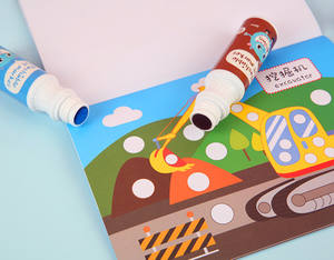 Ensemble de marqueurs lavables 8 couleurs pour enfants d'âge préscolaire, jeu de <span class=keywords><strong>bingo</strong></span> lavable, non toxique pour le développement cognitif précoce - Product Image 3