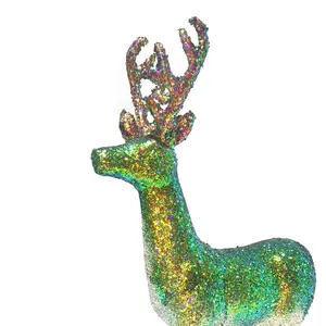 2022 Christmas Elk Decorations Outdoor Plastic Flashing Reindeer Christmas Tree Pendant Christmas Decoration Deer