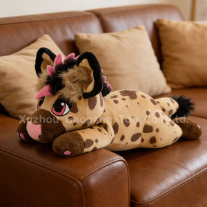 Peluche di Iena Maculata, Animale di Peluche Pesante Simulato, Cane Selvatico Africano, Giocattolo Morbido Personalizzabile - Product Image 4