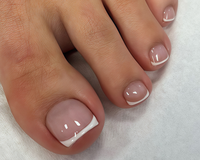 Nouvelles pointes d'ongles françaises, faux ongles d'orteils artificiels, couleur nude, faux ongles d'orteils, pédicure, ABS, couverture complète, pré-conçues, ongles d'orteils flash
