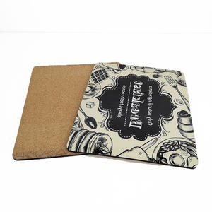 Printable Blank Sublimation <b>Silicone</b> Square Placemat Eco-Friendly High Temperature Resistant 23x19cm Customizable Logo/Color - Product Image 1