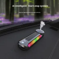 Aleación innovadora Nuevo purificador de aire para automóvil AI Atomización solar Difusor de aroma Smart Start-Stop Car Fragrance Pickup