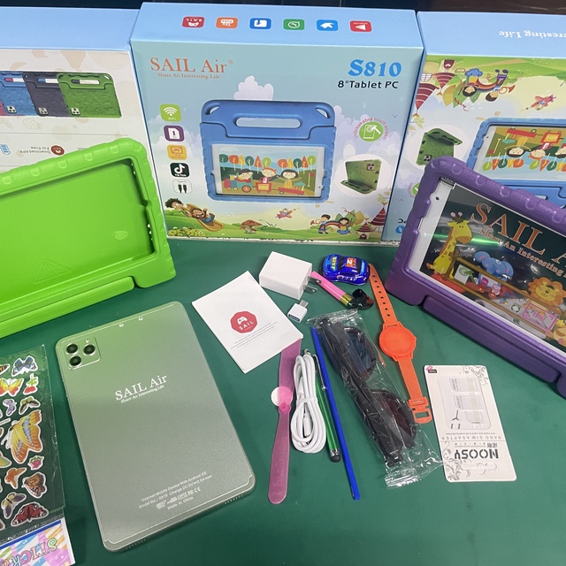 Android 10 MTK 8-Inch 4G Kids Educational Tablet PC Touch Screen Wi-Fi Calling 6GB RAM 1.5GHz Quad-Core Processor Shockproof