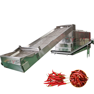 High-Efficiency Continuous Mesh Belt Dryer Temperature-Controlled <b>Drying</b> <b>Equipment</b> for <b>Drying</b> Chili Peppers - Product Image 1