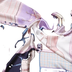 Lmetjingmi — foulard <span class=keywords><strong>en</strong></span> <span class=keywords><strong>soie</strong></span> 90cm <span class=keywords><strong>en</strong></span> Satin pour femme, écharpe, mode d'été <span class=keywords><strong>sauvage</strong></span>, accessoire - Product Image 5