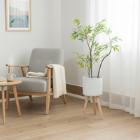 Fauteuil moderne en tissu pour salon, café, zone de réception, petit bureau, usage domestique, mobilier de maison