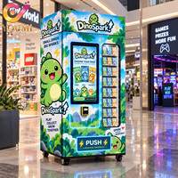 Distributeurs automatiques commerciaux intelligents sans espèces pour cartes à collectionner (TCG) avec écran tactile 32 pouces pour la vente de cartes sportives et de paquets de cartes.