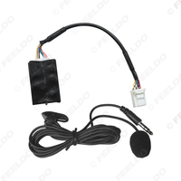 Adaptateur radio audio de voiture, câble auxiliaire avec microphone mains libres pour Toyota Reiz/Camry/Highlander/Corolla/Vios/RAV4/Prado