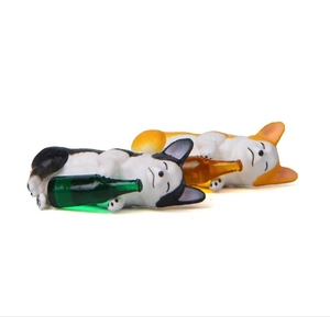 Figuras de animales de gatos borrachos, juguetes para decoración de pasteles, 8 Uds., figuritas en miniatura creativas para <span class=keywords><strong>cachorros</strong></span>, adornos de decoración de micropaisaje - Product Image 6