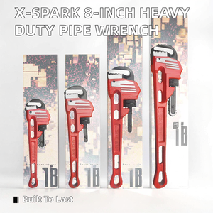 Tijeras de 8 Pulgadas de Alta Resistencia, Estilo Americano, con Mordazas Dentadas, Garantía de 3 Años, Grado Industrial, Económicas, de Acero al Carbono - Product Image 2