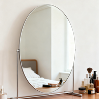 Miroir en verre architectural encadré en alliage d'aluminium pour salle de bain de bâtiment résidentiel
