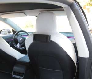 ที่วางโทรศัพท์ด้านหลังแบบหมุนได้สำหรับรถยนต์รุ่น <span class=keywords><strong>Tesla</strong></span> <span class=keywords><strong>3</strong></span> 2017 2024 iPad ติดตั้งที่วางแท็บเล็ต iPhone - Product Image 5