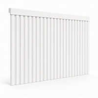 Panel Dinding Wainscoting PS Anti Rayap, Ringan, Mudah Dipasang, Langsung dari Pabrik, Papan Pelapis Dinding untuk Dekorasi Dinding Interior