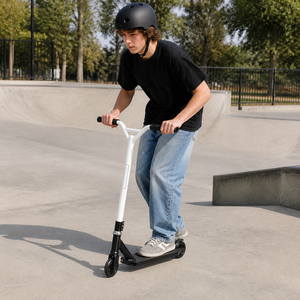 <span class=keywords><strong>Trottinette</strong></span> <span class=keywords><strong>freestyle</strong></span> professionnelle en fer pour adolescents, pour la pratique des figures, logo personnalisé, OEM, vente en gros - Product Image 4