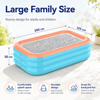Piscine gonflable familiale, spa portable, piscine de grande taille pour adultes et enfants, produit de divertissement sportif