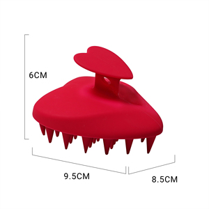 Cepillo Masajeador de Silicona Redondo para Champú y Cuero Cabelludo JUNYI <span class=keywords><strong>JYSH</strong></span>-003, Agarre Ergonómico, Fácil Manejo, Impermeable, Suave y Duradero para el Cuidado del Cabello - Product Image 5