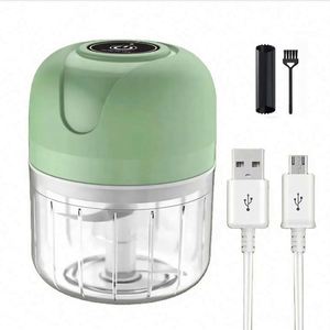 250 ML Electric <b>Mini</b> Food Processor Wireless Portable Rechargeable Vegetable Processor Electric <b>Mini</b> Garlic Food Chopper - Product Image 1