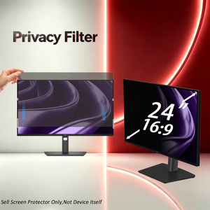 Filtre de confidentialité anti-espionnage bidirectionnel amovible, anti-rayures, protection des yeux contre la lumière bleue pour les moniteurs de bureau Lenovo/HP/Dell/Asus - Product Image 1