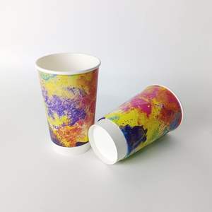 Vasos de Papel Impresos Personalizados Desechables para Café y Bebidas, Ecológicos, a Prueba de Fugas, de Grado Alimenticio - Product Image 5
