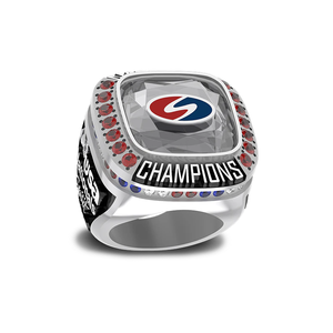 Bague de championnat classique personnalisée avec logo, bijoux sportifs pour hommes et femmes, alliage, pierres précieuses, plaqué or, pour le basketball - Product Image 2