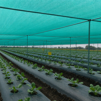 Filet vert pour jardins, serres, pépinières, abris, toitures, bâche pare-soleil extérieure, matériau de protection personnalisé enroulable