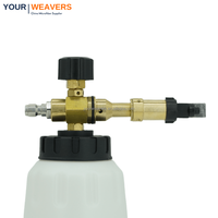 VOTRE WEAVERS Outil de lavage de voiture en laiton Pulvérisateur de nettoyage de mousse de lavage de voiture Lance de mousse de neige à haute pression pour le nettoyage de voiture