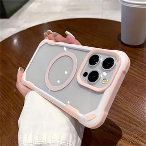 Custodia per telefono cellulare alta trasparente per <span class=keywords><strong>iPhone</strong></span> 17 16 15 14 <span class=keywords><strong>Plus</strong></span> 13 12 11 Pro Max Clear Wireless <span class=keywords><strong>Cover</strong></span> antiurto 14Pro - Product Image 2