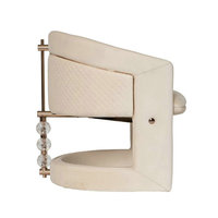 Fauteuil traîneau rembourré en velours de style français fauteuil de canapé occasionnel moderne de luxe fauteuils en acrylique salon pour appartement