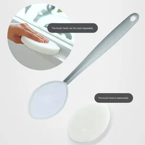 Wholesale New Color <b>Long</b>-<b>Handled</b> Sponge Cleaning <b>Brush</b> Easy Use for Baby's Kitchen Toilet for Daily Home Necessities Removes Oil - Product Image 4