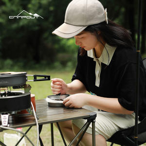 Prensa para Carne CAMPOUT de 12 cm, Molde Manual para Hamburguesas de Aleación de Aluminio, Herramienta de Cocina para Asados y Camping - Product Image 2