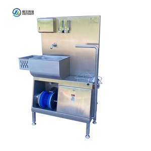 Nouvelle machine électrique automatique de nettoyage de semelles de chaussures avec station d'hygiène à commande par tourniquet en plastique - Product Image 5