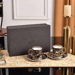 Service de table de luxe V, service de table en porcelaine osseuse royale, ensemble de 4 pièces avec logo, cadeaux d'affaires en céramique, service de table - Product Image 6