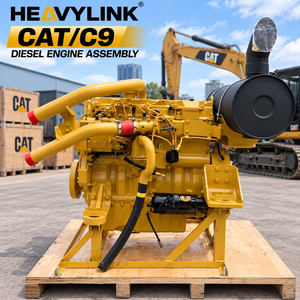 ชุดประกอบเครื่องยนต์ดีเซล HEAVYLINK CAT C9 สีเหลือง ชุดจ่ายไฟอุตสาหกรรมสำหรับอะไหล่เครื่องจักรก่อสร้าง - Product Image 3