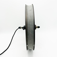 Moteur de moyeu 48-72V 3000-5000W le plus puissant et le plus rapide 20/24/26x4.0 "175mm 190mm Kits de conversion de roue arrière électrique