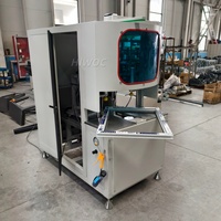 Máquina Profesional CNC para Limpieza de Esquinas de Perfiles de PVC para Puertas y Ventanas con 1 Año de Garantía