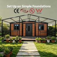 Casa Prefabricada de Diseño Viral Global de 20 pies con Sistema Solar Preinstalado para Alivio de Desastres en Áreas Remotas y Vivienda de Emergencia