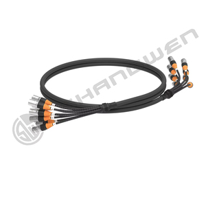 8 kênh 8 cách Cat6 UTP giai đoạn <span class=keywords><strong>Ethernet</strong></span> mở rộng cáp cáp chống thấm nước với hợp kim kẽm RJ45 nối rắn Cáp - Product Image 1