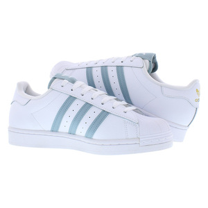 Zapatos Adidas Superstar para Hombre Color: Blanco/Verde Azulado 100% Auténticos - Product Image 4