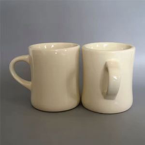 350ML 12Oz Cream <b>Yellow</b> Waist Slimming Mug Korean Retro Cartoon Ceramic Cup Custom Logo Printing Event Gift <b>Coffee</b> Mug - Product Image 2