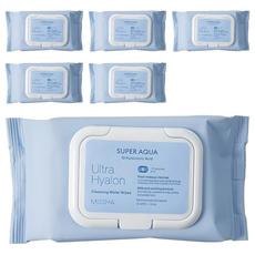 สำหรับ Missha น้ำยาทำความสะอาดผิวหน้า Super Aqua hyaron 30มล. พร้อมฝาจุกนม6ea ล้างหน้ากรดไฮยาลูโรนิก - Product Image 1