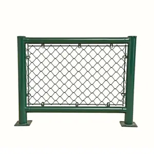 Meilleur prix clôture à maillons de chaîne clôture à maillons de chaîne galvanisée 4 pieds utilisé porte de clôture à maillons de chaîne d'intimité 6 pieds