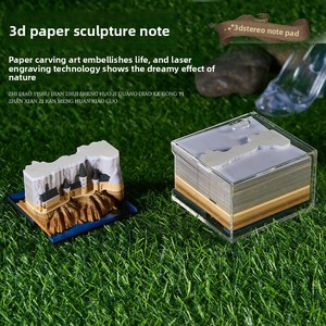 Calendrier de bureau 3D détachable personnalisé double face Château Magique de <span class=keywords><strong>Poudlard</strong></span>, Ornement culturel créatif, Vente en gros d'usine OEM ODM - Product Image 2